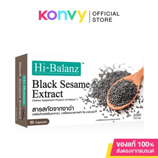 Hi-Balanz Black Sesame Extract 30 Capsules.