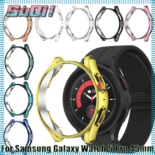 Suqi เคสกันกระแทก กันรอยขีดข่วน หลากสี สําหรับ Galaxy Watch 5 45 มม.