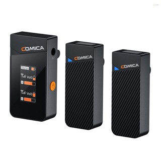 COMICA Vimo C3 Wireless Microphone System - Perfect for Interviews and Camera Recording on Android Phones and Computers