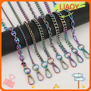 Liaoy สายโซ่โลหะ ทนทาน แบบเปลี่ยน สําหรับกระเป๋าถือ กระเป๋าสะพายไหล่ DIY