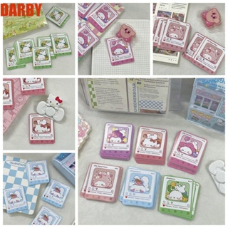 Darby สติกเกอร์ ลายการ์ตูนอนิเมะ Kuromi Cinnamoroll เครื่องเขียน สําหรับตกแต่งแล็ปท็อป DIY 20 ชิ้น ต่อชุด