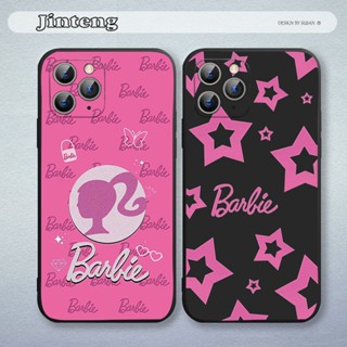 เคสโทรศัพท์มือถือแบบนิ่ม ขอบตรง ลายบาร์บี้ 3 สําหรับ Samsung A73 A72 A71 A54 A53 A52 A52S A51 A50 A50S A34 A33 A32 A31 A30 A30S A24 A23 4G 5G