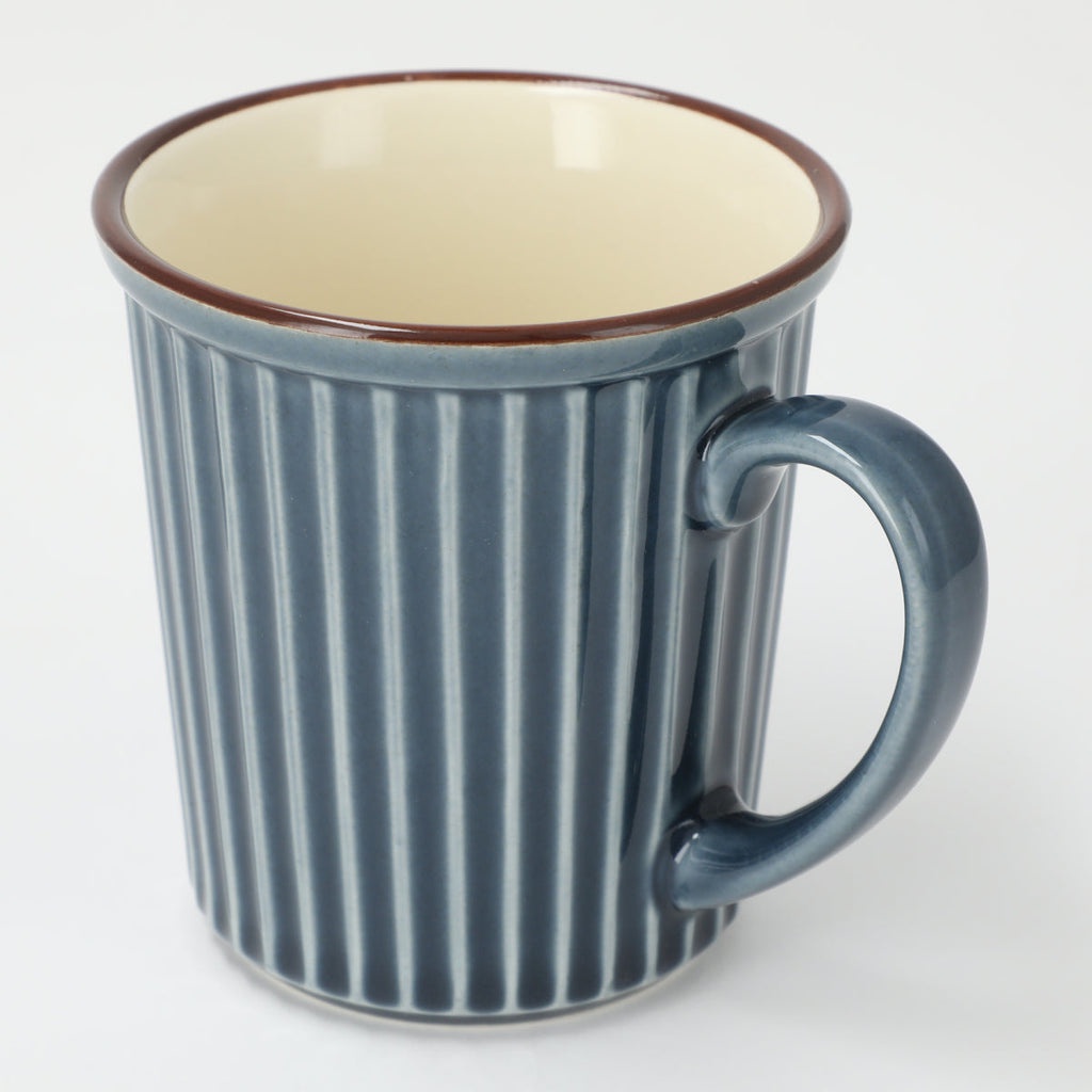 NITORI แก้วน้ำเซรามิค สีฟ้า MUG BL