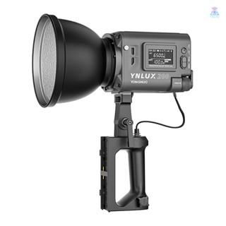 [T&amp;L] Yongnuo YNLUX200 ไฟวิดีโอ LED สองสี 200W พลังงานสูง 2600K-6500K หรี่แสงได้ พร้อมลูกปัด COB 12 เอฟเฟคไฟ ระบบไร้สาย 2.4G รองรับ B