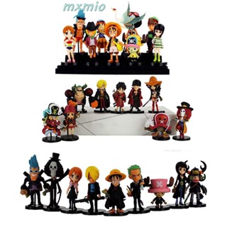 Mxmio ฟิกเกอร์ PVC รูปการ์ตูนอนิเมะ Luffy Sanji Roronoa Zoro สําหรับตกแต่งรถยนต์