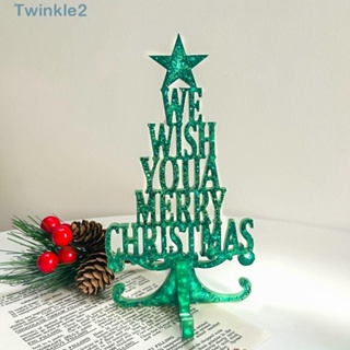 Twinkle แม่พิมพ์กรอบรูป อีพ็อกซี่ เรซิน รูปต้นคริสต์มาส แฮนด์เมด DIY สําหรับตกแต่งบ้าน