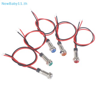 Onebaby P67 ไฟสัญญาณเตือน led โลหะ กันน้ํา 6 มม. 3v 5v 6v 12v 24v 220v