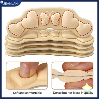 Jeanlan สติกเกอร์หนัง Pu ป้องกันส้นเท้า ปรับได้ คุณภาพสูง กันรอยขีดข่วน