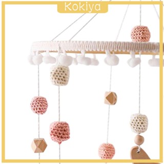 [Kokiya] โมบายกระดิ่งลม แบบไม้ แฮนด์เมด สําหรับแขวนตกแต่งห้องนอนเด็ก