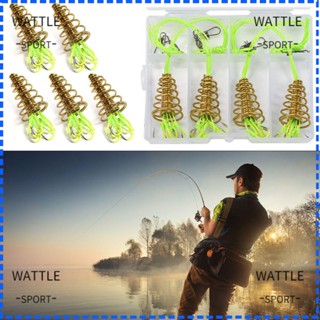 Wattle กรงตะขอตกปลา สเตนเลส DIY