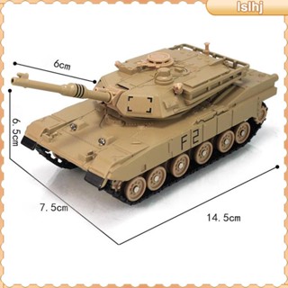 [Lslhj] โมเดลรถถังโลหะ สเกล 1/55 พร้อมเสียง และไฟ สําหรับเด็กผู้ชาย