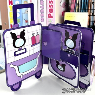 ✿ Sanrio Quiet Book No Cut Kulomiกระเป๋าเดินทางQuiet Book Diyการ์ตูนหนังสือของเล่นเด็กหนังสือของเล่นเพื่อการศึกษาของขวัญวันเกิดของหญิงสาว