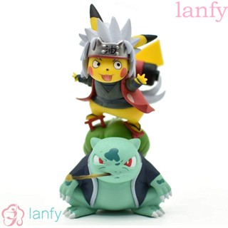 Lanfy โมเดลฟิกเกอร์การ์ตูนปิกาจู Jiraiya Pikachu ของเล่นสําหรับเด็ก