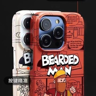 เคสโทรศัพท์มือถือแบบแข็ง ลายเครา QYJS 13 สําหรับ iPhone 14promax 12 11 xsmax 13pro xs 11promax 14plus 14 13promax