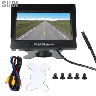 Sudi Auto 7in Backup   High Definition Rear View Reversing with  Interface Fit for Car Truck RV Trailer