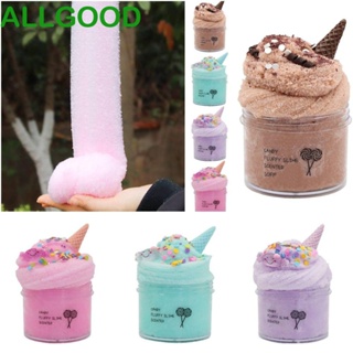 Allgoods ดินน้ํามันคริสตัลใส แบบนิ่ม 200 มล. สีรุ้ง DIY ของเล่นสําหรับเด็ก