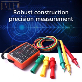 【ONCEMOREAGAIN】New SM852B 3 Phase Sequ ence Rotation Tester LED Indicator Detector Meter