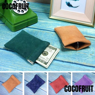 Cocofruit กระเป๋าใส่หูฟัง กระเป๋าใส่เหรียญ หนัง PU ขนาดเล็ก แบบพกพา ใส่บัตรเครดิตได้ สําหรับผู้หญิง และผู้ชาย