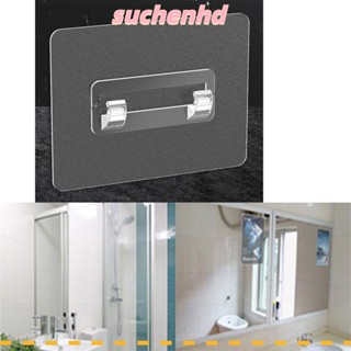 Suchenhd ตะขอแขวนฝักบัวอาบน้ํา แบบพลาสติกใส ใช้ง่าย กันน้ํา 5 ชิ้น