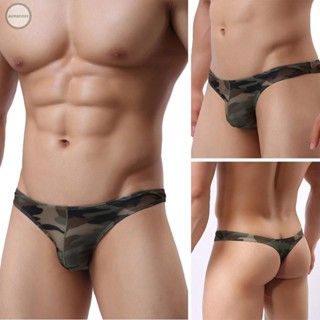 GORGEOUS~Sale Briefs Regular Breathable Mesh Sexy Camouflage Polyester Spandex Thongs