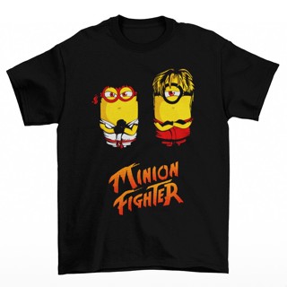 เสื้อยืดคอกลม แขนสั้น ผ้าฝ้าย 100% พิมพ์ลายการ์ตูน Despicable Me Minions Texas Minions พลัสไซซ์ สําหรับผู้ชาย