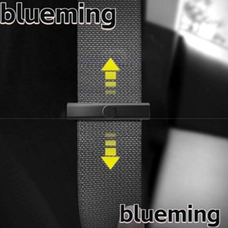 Blueming2 หัวเข็มขัดนิรภัยรถยนต์ กันลื่น ปรับได้ อลูมิเนียมอัลลอย สําหรับรถยนต์