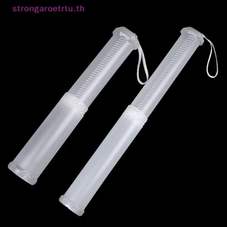 Strongaroetrtu กระบอกรูปร่างอุปกรณ์นักเรียนกล่องดินสอ PP แบบพกพาปรับได้
