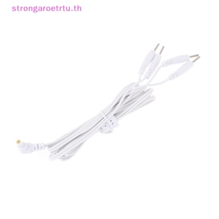 Strongaroetrtu สายเคเบิลอิเล็กโทรดไฟฟ้าช็อต 4 Pin สําหรับเครื่องนวดเชื่อมต่อสายเคเบิล