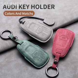 ใหม่ เคสกุญแจรีโมทรถยนต์ หนังแกะ สําหรับ Audi A1 A3 A4 A5 A6 A7 A8 B9 Quattro Q3 Q5 Q7 S8 TT TTS