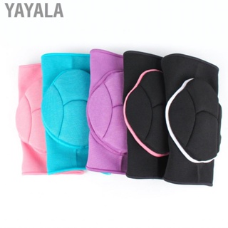 Yayala Women Sports Kneepads Nylon Sponge Elastic Soft Protection Knee Support Brace for Dance Cycling Workout