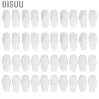 Disuu 10Pairs Spa Hotel Guest Soft Slipper Closed Toe Disposable Travel Hot MN