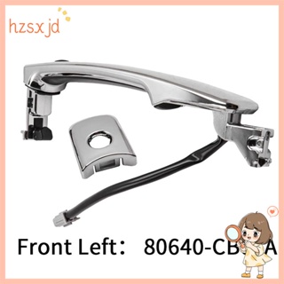 มือจับประตูรถยนต์ ด้านหน้าซ้าย โครเมี่ยม 80640-CB01A อุปกรณ์เสริม สําหรับ Nissan Murano 3.5L 2003-2007