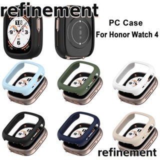 Refinement เคส PC แข็ง ป้องกันหน้าจอ อุปกรณ์เสริม สําหรับสมาร์ทวอทช์ Honor Watch 4