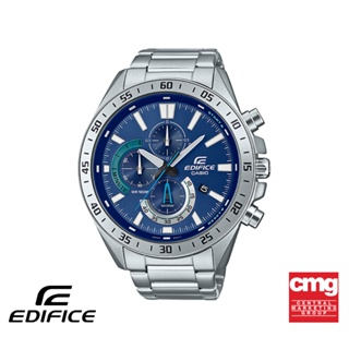 CASIO นาฬิกาข้อมือผู้ชาย EDIFICE รุ่น EFV-620D-2AVUDF วัสดุสเตนเลสสตีล สีน้ำเงิน