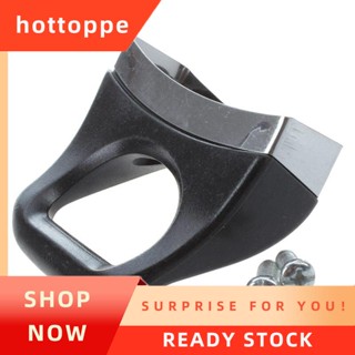 【hottoppe】คู่ Bakelite โลหะ สีดํา แรงดัน กระทะ มือจับ ฮาร์ดแวร์ ตัวช่วยด้านสั้น