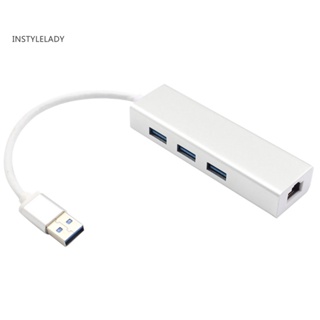 Instylelady อะแดปเตอร์การ์ดเครือข่ายอีเธอร์เน็ต USB 30 เป็น RJ45 1000Mbps