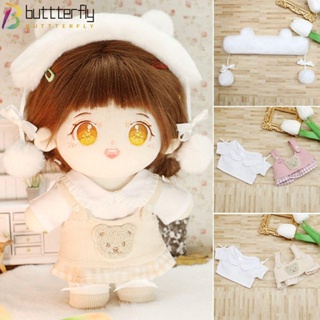 Buttterfly ชุดเสื้อยืดลําลอง ทรงหลวม 5 แบบ 20 ซม. สําหรับตุ๊กตา 1/12 1 ชุด