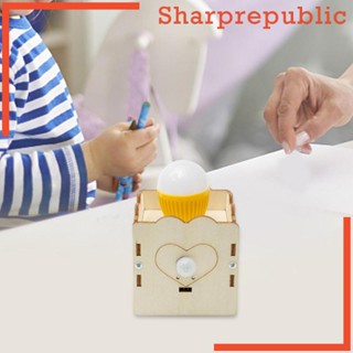 [Sharprepublic] ชุดตัวต่อไม้ รูปร่างกายมนุษย์ 3D DIY สําหรับเด็ก