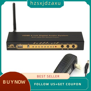 【hzsxjdzaxu】ตัวแยกสัญญาณเสียง Hdmi HD851BT DTS AC3 5.1 4K ARC SPDIF ปลั๊ก US