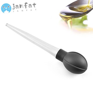Janfat หลอดดูดน้ํามัน แบบยาง หัวซิลิโคน เกรดอาหาร อเนกประสงค์ ทนทาน