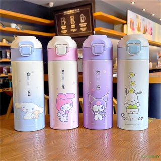 Sanrio ขวดน้ําสุญญากาศ สเตนเลส 316 มีฉนวนกันความร้อน แบบพกพา สําหรับนักเรียน ของขวัญ