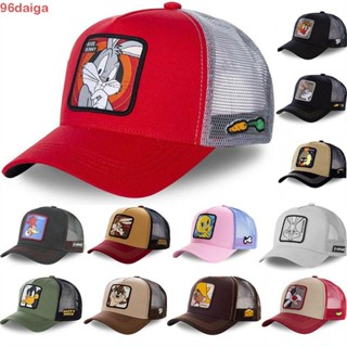 Daiga หมวกเบสบอล หมวกตาข่าย หมวกฮิปฮอป การ์ตูน Snapback หมวกแฟชั่น ระบายอากาศ อะนิเมะ พ่อ หมวกรถบรรทุก หมวกกีฬากลางแจ้ง