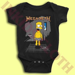 ชุดจัมเปอร์ Megadeth Simpson สําหรับเด็กทารก