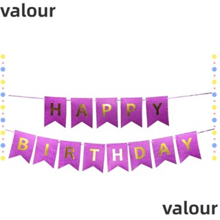 Valour ธงกระดาษ ลายหางนกนางแอ่น สีทอง สําหรับตกแต่งวันเกิด