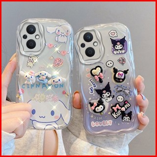 เคสโทรศัพท์มือถือแบบนิ่ม tpu ใส ลายก้อนเมฆ หมีน้อย พร้อมตุ๊กตาหมี สําหรับ OPPO Reno7z OPPO Reno 8Z 5G Reno7 z TY