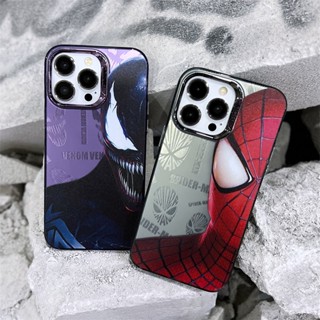 เคสโทรศัพท์มือถือแบบแข็ง ลายสไปเดอร์แมน VENOM สําหรับ iPhone 11 12 13 Pro Max 14 Pro 15 Pro Max 12Pro 13Pro