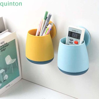 Quinton ที่วางแปรงสีฟัน สะดวก มีกาวในตัว ขาตั้งถ้วย ห้องน้ํา อุปกรณ์มีดโกน กล่องตะเกียบ