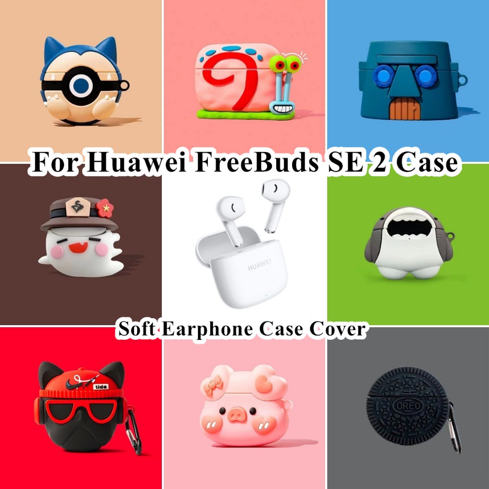 【imamura】เคสหูฟัง แบบนิ่ม ลายการ์ตูน สําหรับ Huawei FreeBuds SE 2 Huawei FreeBuds SE 2