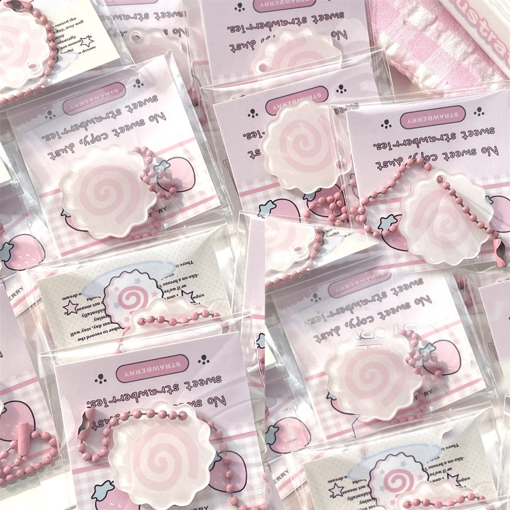 พวงกุญแจ จี้รูปปลาน่ารัก สีชมพู สําหรับห้อยกระเป๋านักเรียน - รูปที่ 7