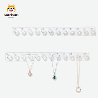 Narcissus ชั้นวางเครื่องประดับ ติดผนัง อะคริลิคใส จัดระเบียบ